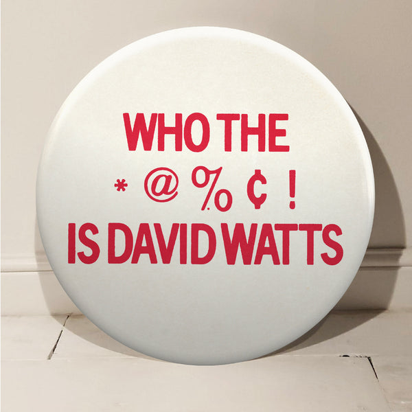 The Jam, David Watts GIANT 3D Vintage Pin Badge