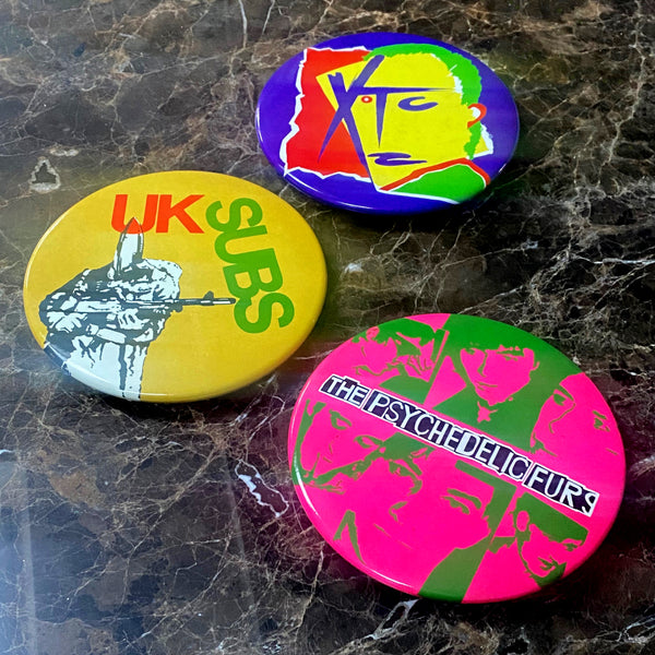 The Psychedelic Furs GIANT 3D Vintage Pin Badge