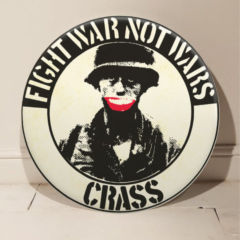 Crass GIANT 3D Vintage Pin Badge