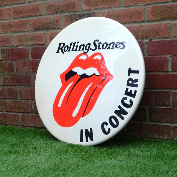 The Rolling Stones GIANT 3D Vintage Pin Badge