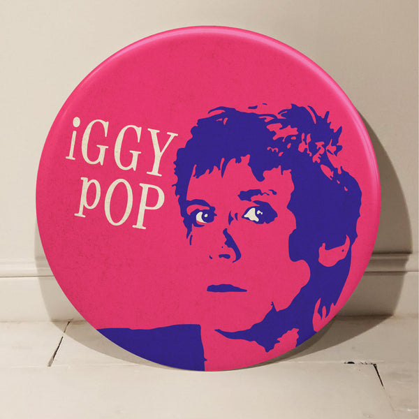 Iggy Pop GIANT 3D Vintage Pin Badge