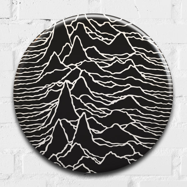 Joy Division, Unknown Pleasures GIANT 3D Vintage Pin Badge
