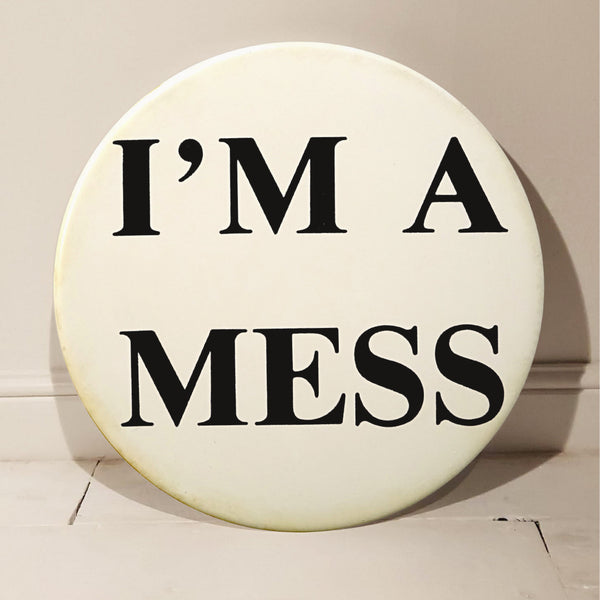 Stormtrooper - I'm A Mess (Sid Vicious) GIANT 3D Vintage Pin Badge