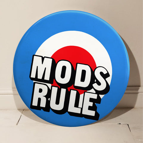 Mods Rule GIANT 3D Vintage Pin Badge