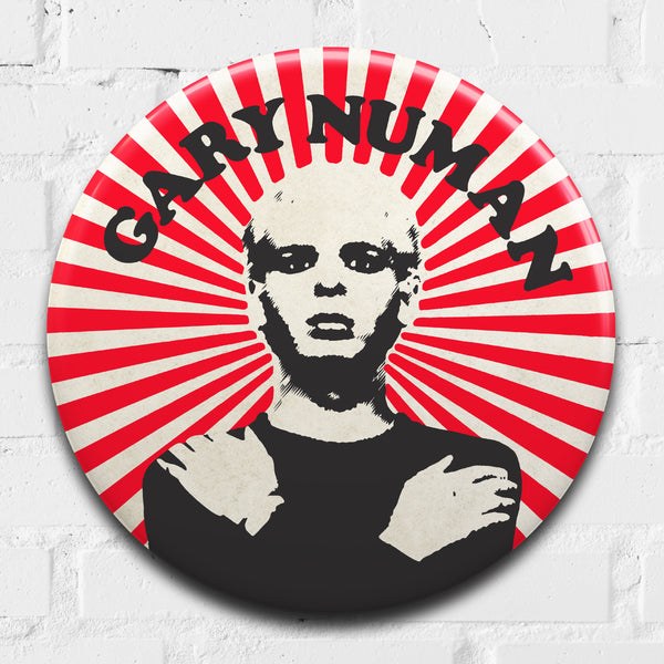 Gary Numan GIANT 3D Vintage Pin Badge