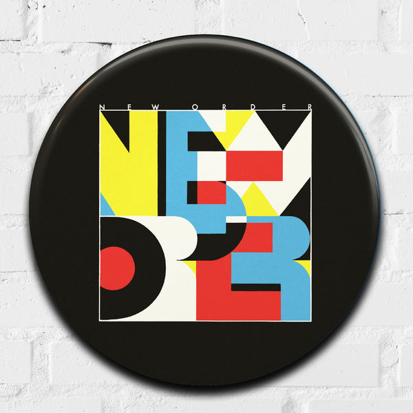 New Order GIANT 3D Vintage Pin Badge