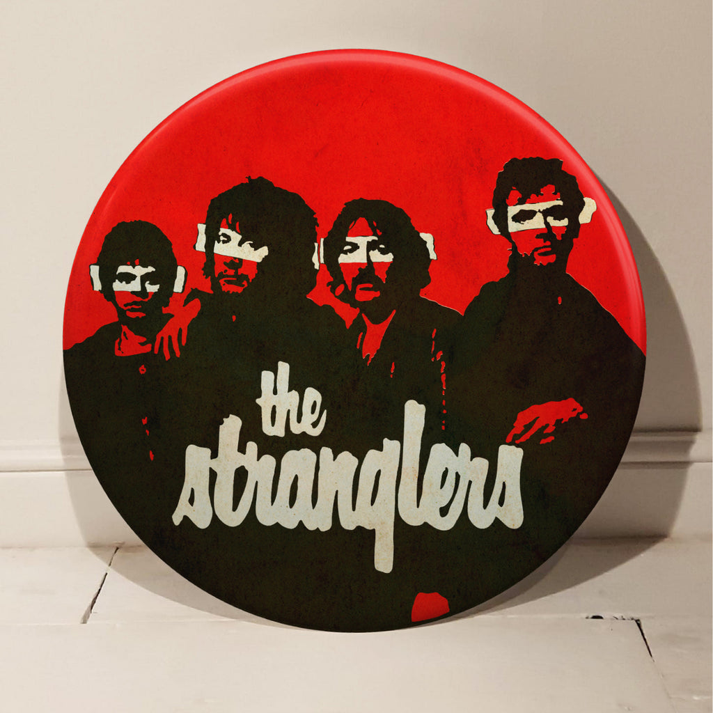 The Stranglers,1977 GIANT 3D Vintage Pin Badge