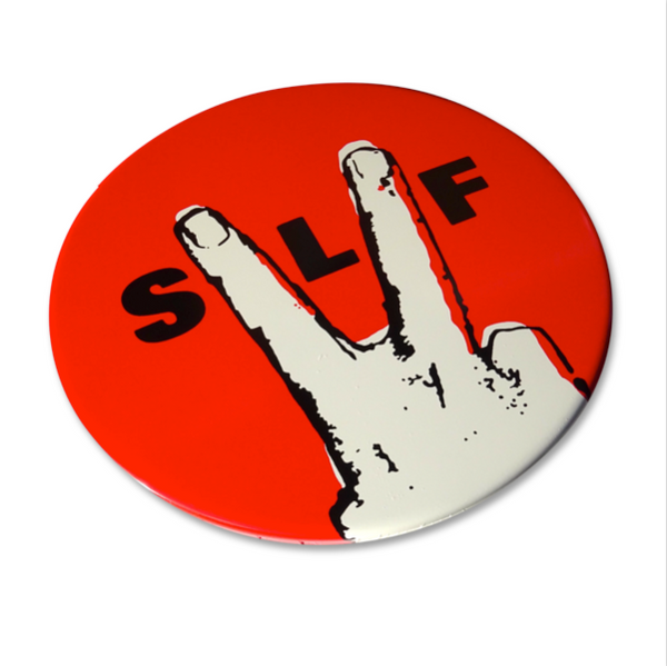 Stiff Little Fingers GIANT 3D Vintage Pin Badge