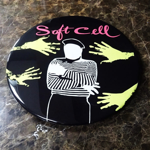 Soft Cell GIANT 3D Vintage Pin Badge