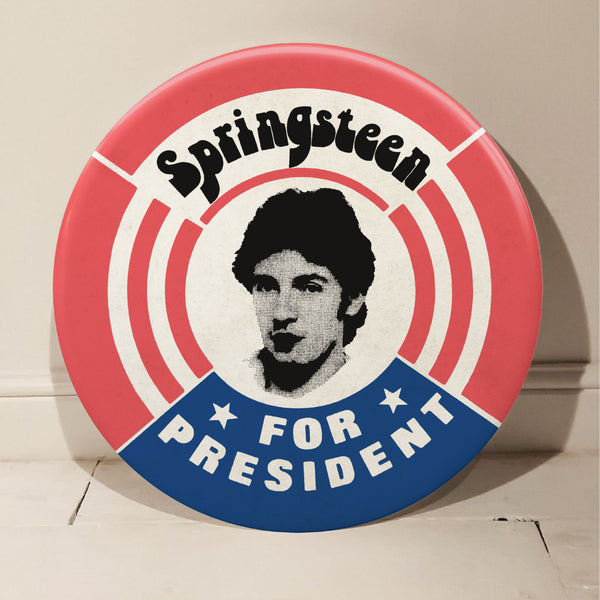 Bruce Springsteen GIANT 3D Vintage Pin Badge