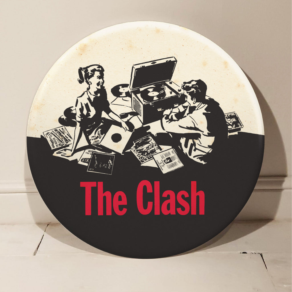 The Clash, London Calling Single GIANT 3D Vintage Pin Badge