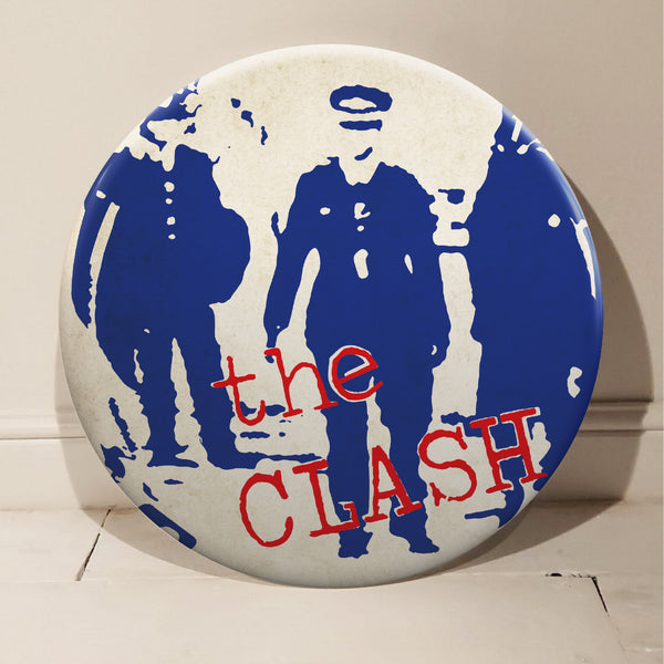 The Clash, Police and Thieves GIANT 3D Vintage Pin Badge