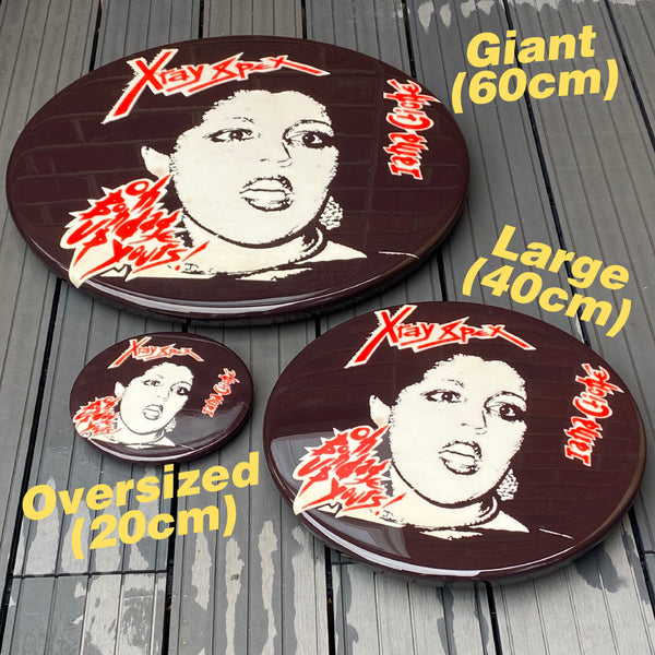 X-Ray Spex GIANT 3D Vintage Pin Badge