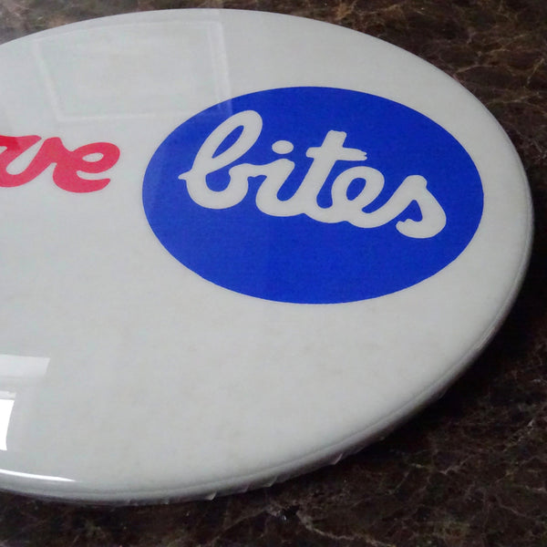 Buzzcocks, Loves Bites GIANT 3D Vintage Pin Badge