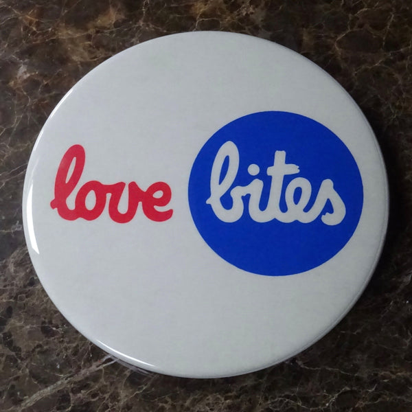 Buzzcocks, Loves Bites GIANT 3D Vintage Pin Badge