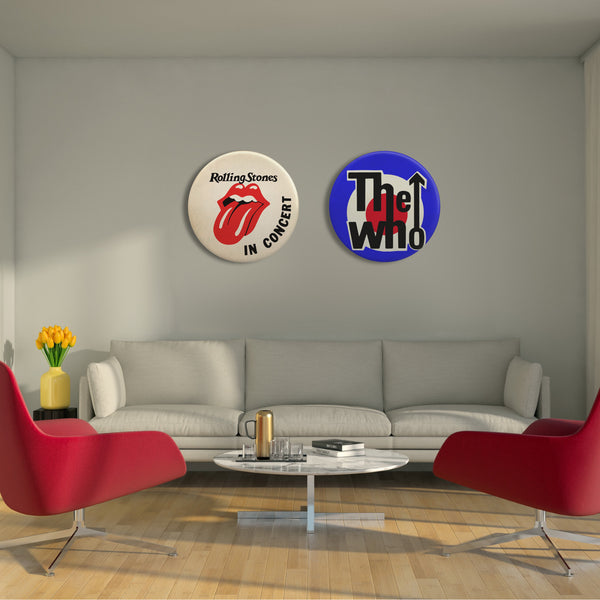 The Who GIANT 3D Vintage Pin Badge