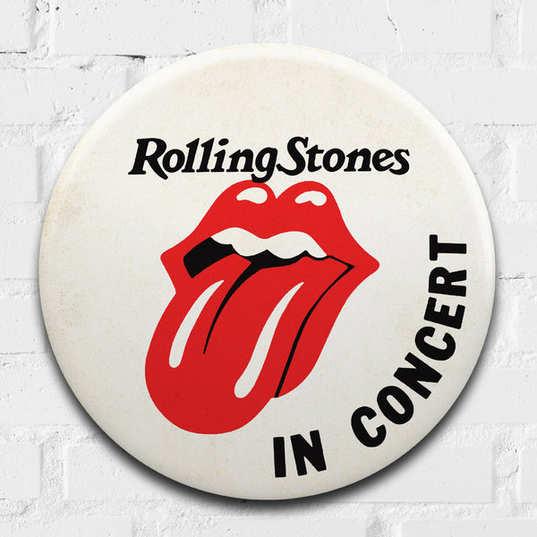 The Rolling Stones GIANT 3D Vintage Pin Badge