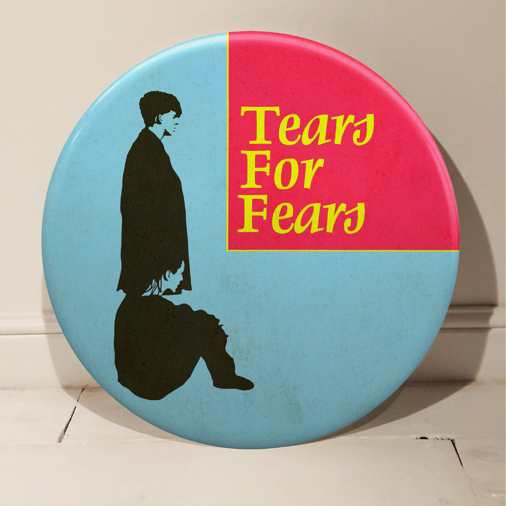 Tears For Fears GIANT 3D Vintage Pin Badge